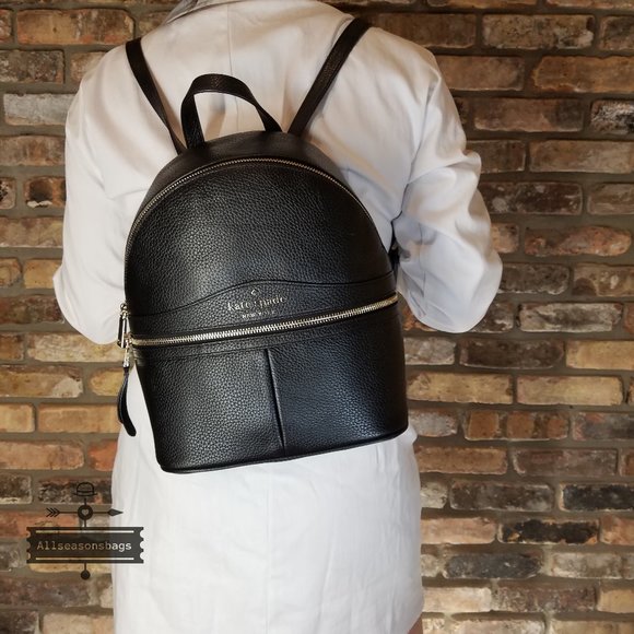 Kate spade MEDIUM KARINA backpack black NWT